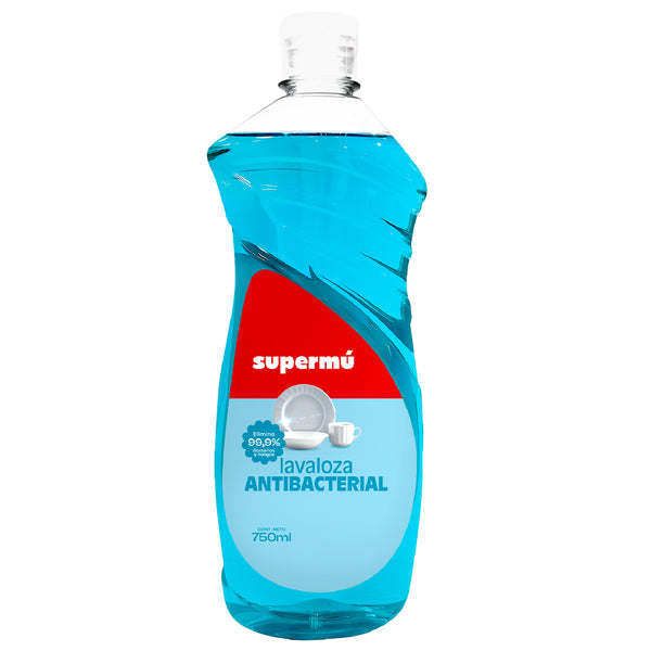 LAVALOZA LIQUIDO SUPERMU 750ML ANTIBACTERIAL