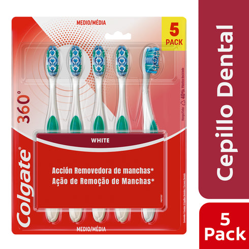 CEPILLO COLGATE 360 5U LUMINOS W ADV