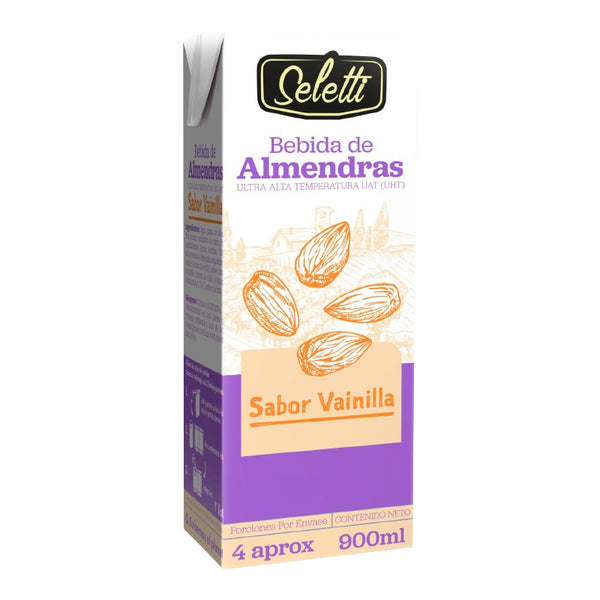 BEBIDA ALMENDRAS SELETTI 900ML VAINILLA