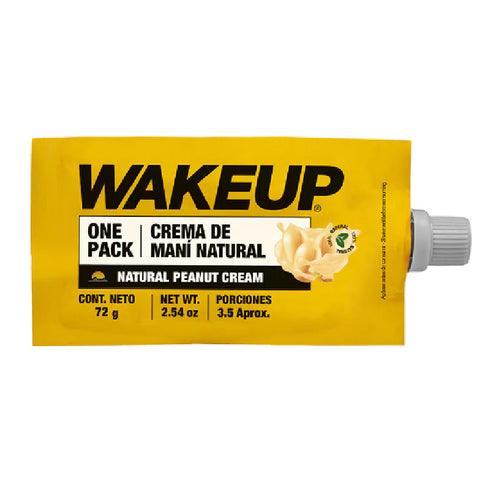CREMA DE MANI 72G NATURAL WAKEUP