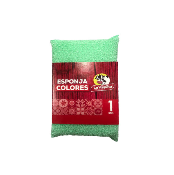 ESPONJA COLORES LA VAQUITA 1U