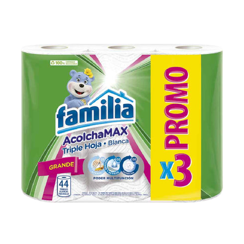 TOALLA COCINA FAMILIA 3U ACOLCHAMAX