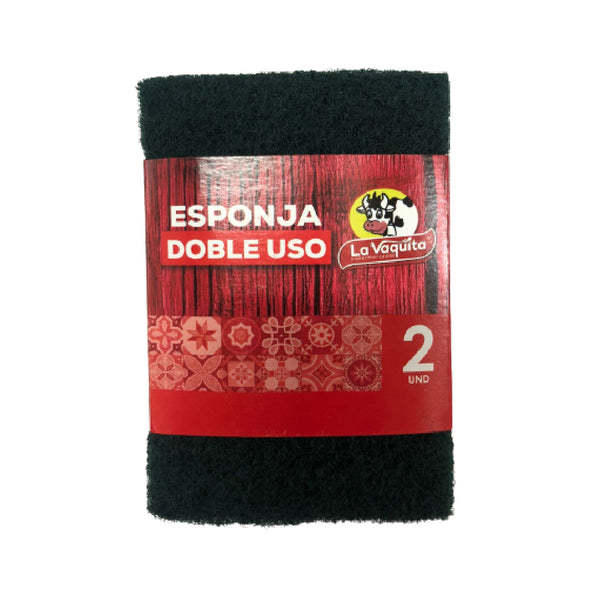 ESPONJA DOBLE USO LA VAQUITA 2U