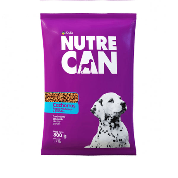 CUIDO NUTRECAN 800G CACHORRO RM Y RG