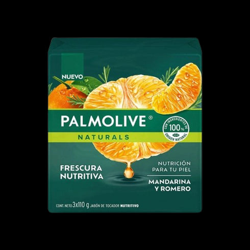 JABON MANDARINA Y ROMERO 3U PALMOLIVE