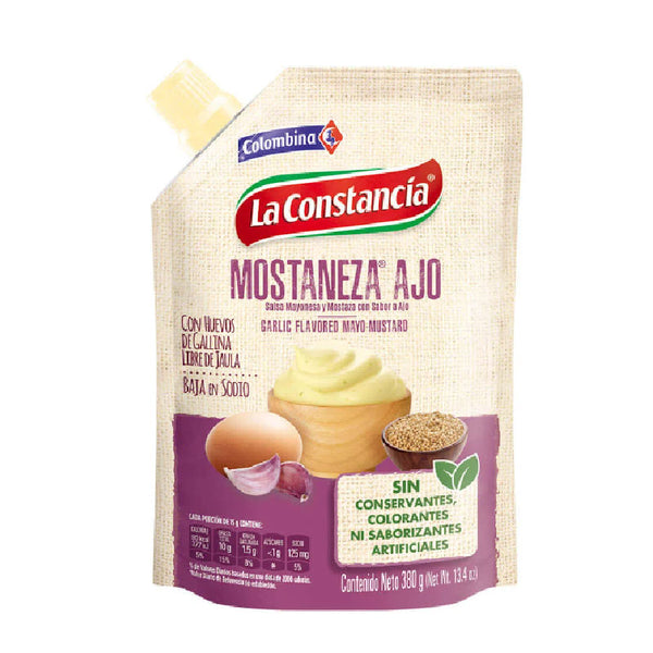 MOSTANEZA CONSTANCIA 380G AJO