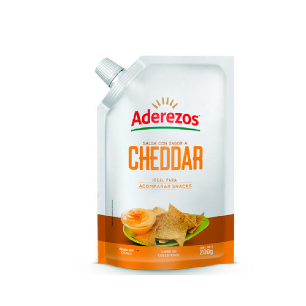 SALSA ADEREZOS SABOR A CHEDAR X 200GR