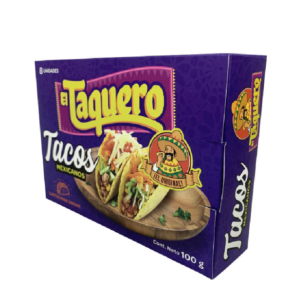 TACO EL TAQUERO 8U 100G MEXICANO