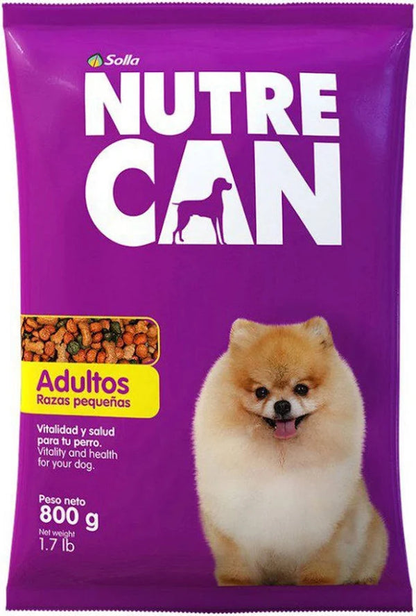 CONCENTRADO NUTRECAN 800G RAZA PEQUENA