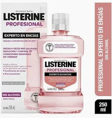 ENJUAGUE LISTERINE 250ML ENCIAS PROFESIO
