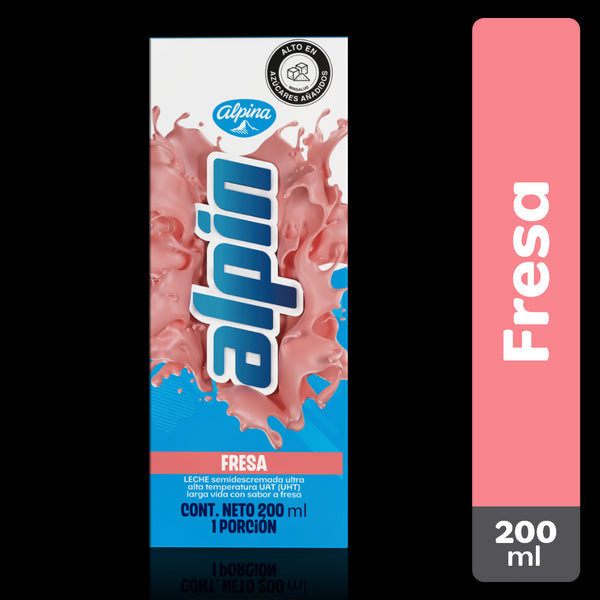 BEBIDA ALPIN 200ML UHT FRESA