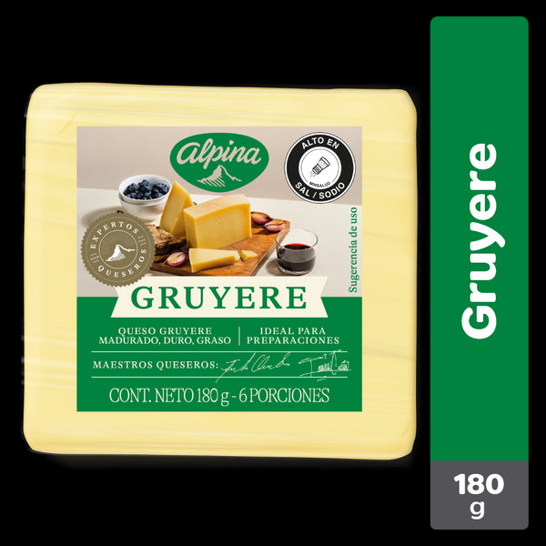 QUESO GRUYERE ALPINA 180GR