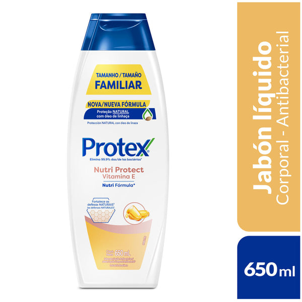 Jabón Liquido Corporal Protex Vitamina e 650ml