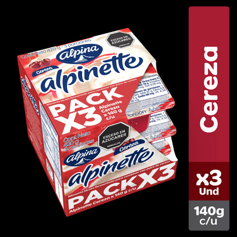 ALPINETTE ALPINA 3U 140G CEREZA