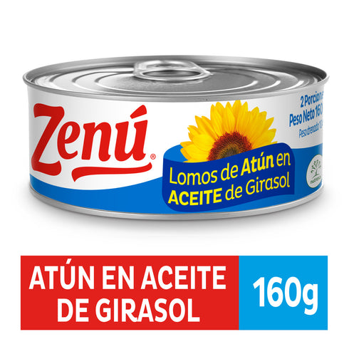ATUN ZENU 160G LOMITOS ACEITE GIRASOL