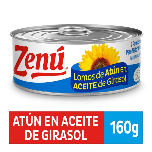 ATUN ZENU 160G LOMITOS ACEITE GIRASOL