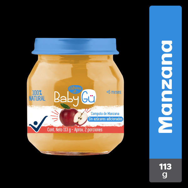 COMPOTA BABY GU 113G MANZANA