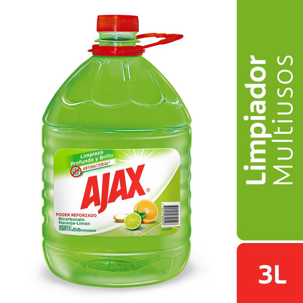 LIMPIADOR AJAX 3000M BICARBONATO NARANJA
