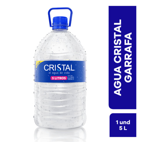 AGUA CRISTAL 5L GARRAFA