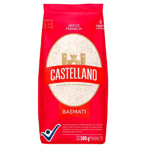 ARROZ CASTELLANO 500G BASMATI