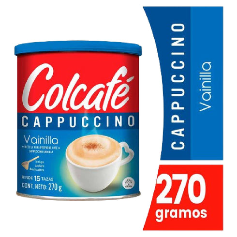 CAFE CAPPUCCINO COLCAFE 270G VAINILLA