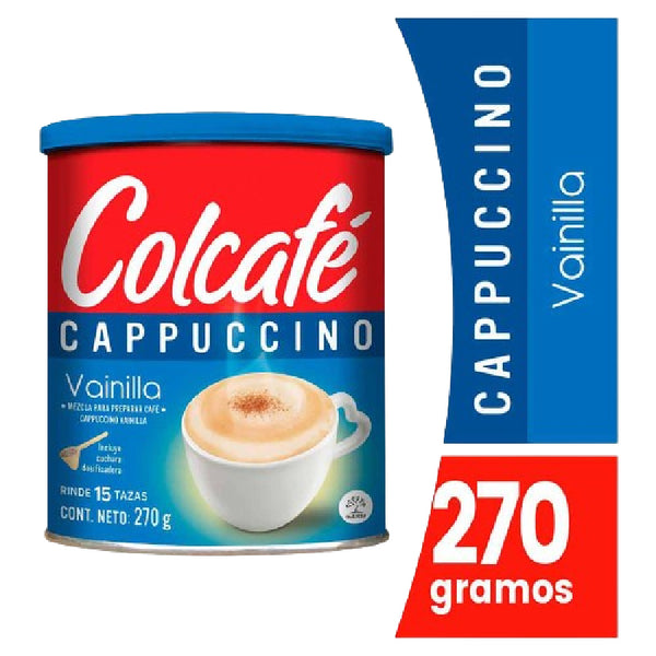 CAFE CAPPUCCINO COLCAFE 270G VAINILLA