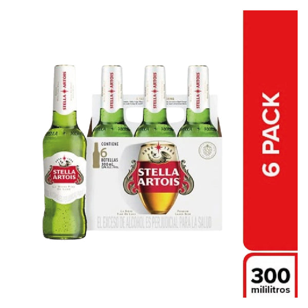 CERVEZA STELLA ARTOIS 300ML BOTELLA