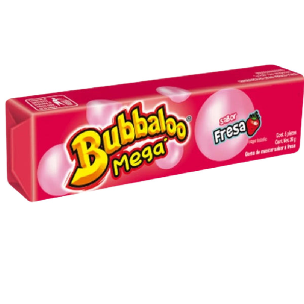 CHICLETS BUBBALOO MEGA FRESA 39G BARRA