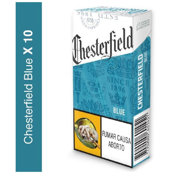 CIGARRILLO CHESTERFIELD 10U BLUE