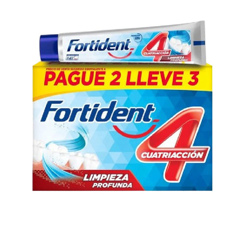 CREMA FORTIDENT 3U 384G LIMPIEZ PROFUNDA