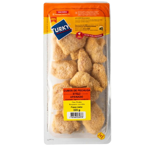CUBOS PECHUGA TURKY 16U 320G APANADO