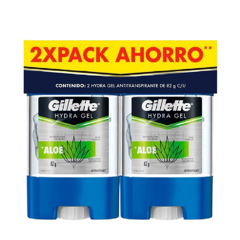 DESOD GILLETE 2U 164G ALOE VER GEL