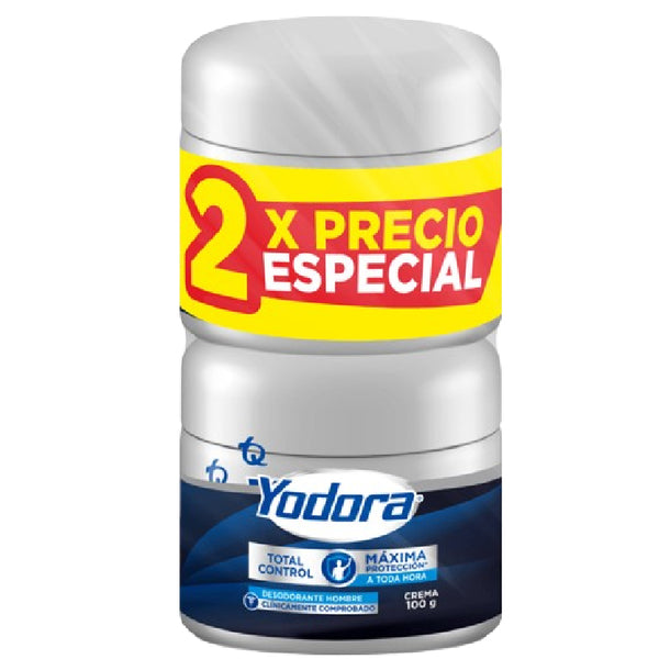 DESOD YODORA 2U 200G TOTAL CTROL CREMA
