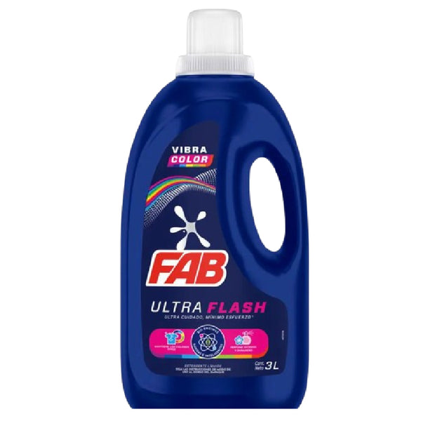 DETERG LIQ FAB 3000ML ULTRA COLOR BT