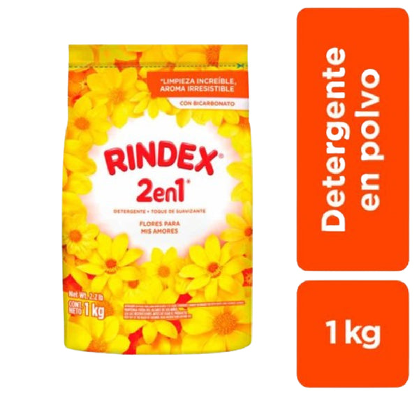 DETERG RINDEX 1000G FLORES