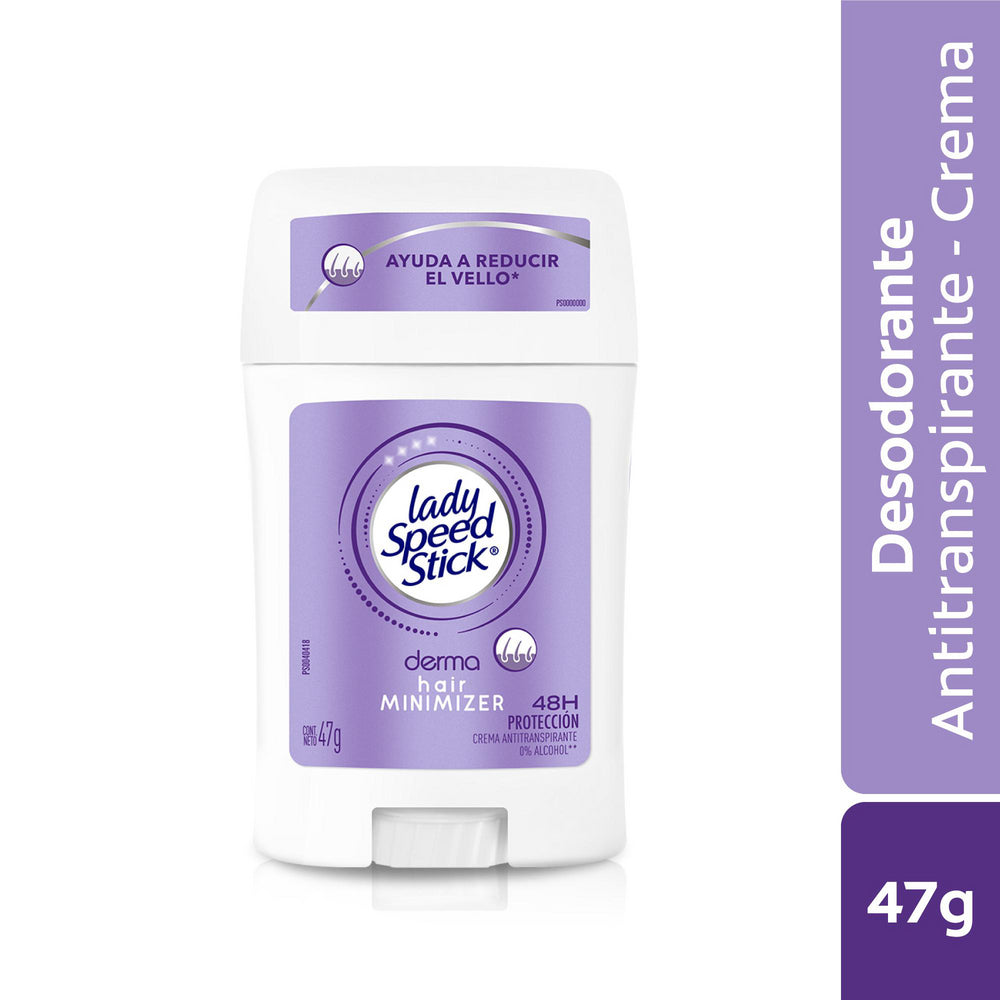 DESODORANTE MUJER LADY SPEED STICK DERMA HAIR MINIMIZER 47GR