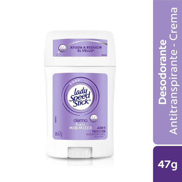 DESODORANTE MUJER LADY SPEED STICK DERMA HAIR MINIMIZER 47GR