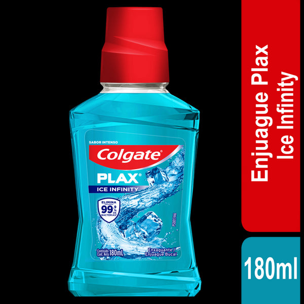 ENJUAGUE BUCAL COLGATE PLAX ICE INFINITY 180ML