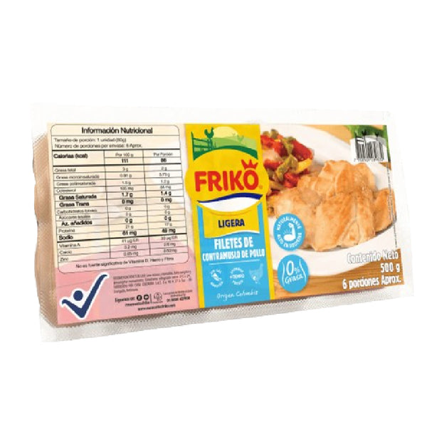 FILETE CONTRAMUSLO FRIKO 500G REFRIGERAD