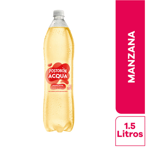 GASEOSA POSTOBON 1.5L ACQUA MANZANA