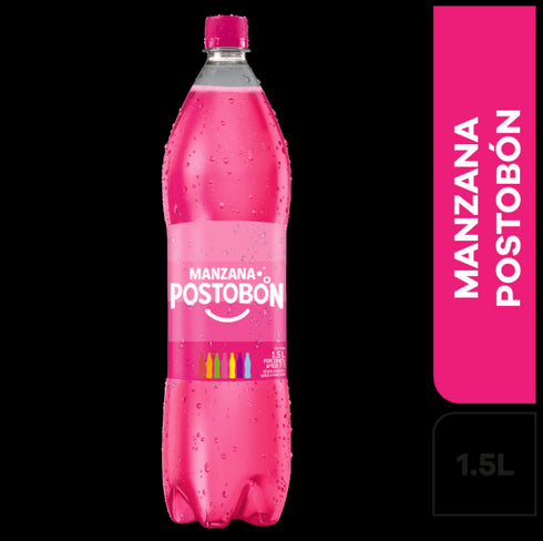 GASEOSA POSTOBON 1.5L MANZANA