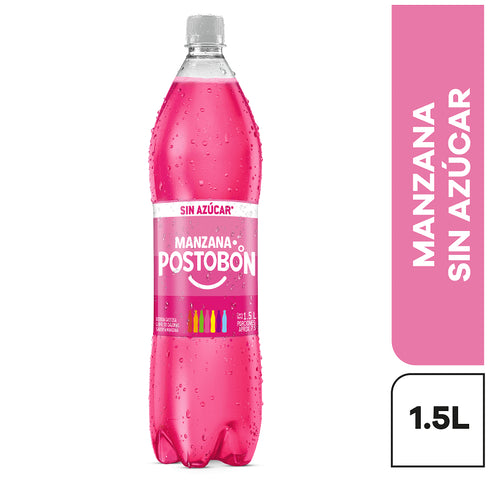 GASEOSA POSTOBON 1.5L MANZANA ZERO