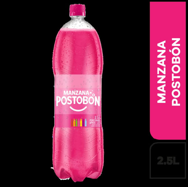GASEOSA POSTOBON 2.5L M/GOLIAT MANZANA