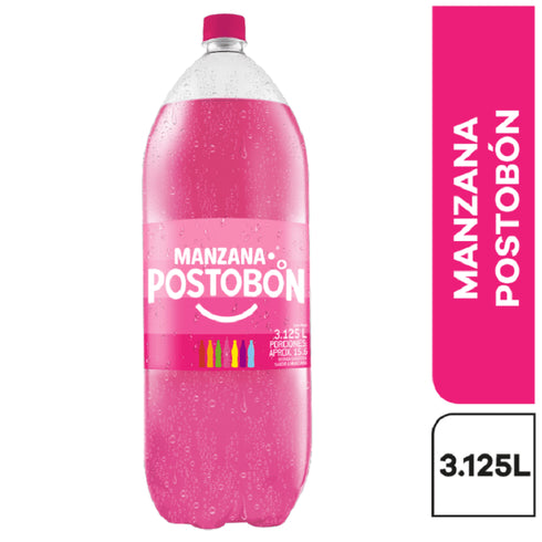 GASEOSA POSTOBON 3.125L MANZANA