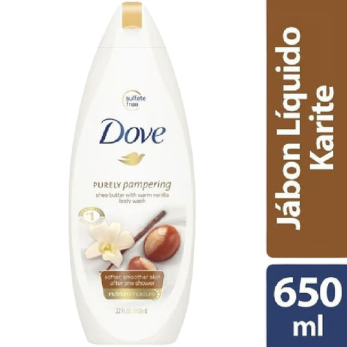 JABON LIQUIDO DOVE 650ML PAMPERING