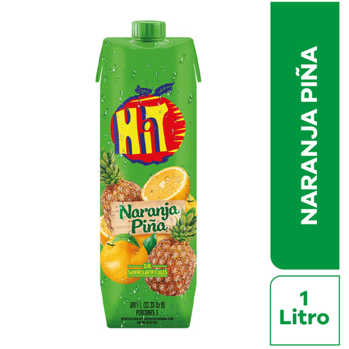 JUGO HIT 1L NARANJA PINA