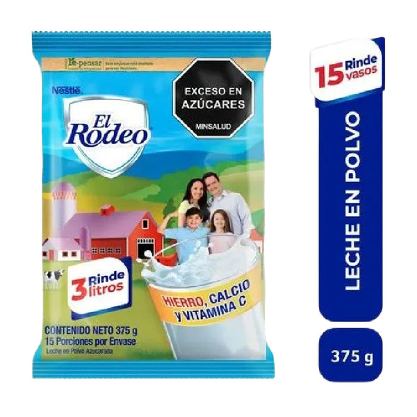 LECHE EL RODEO 375G POLVO