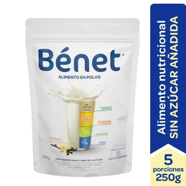 BEBIDA BENET 250G VAINILLA S/AZUCAR