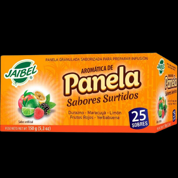 AROMATICA PANELA JAIBEL 25U 150G SURTIDA