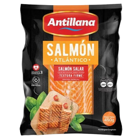 FILETE SALMON ANTILLANA 450G ATLANTICO